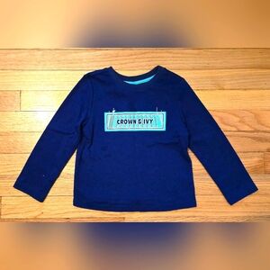 Crown & Ivy Football long sleeve top